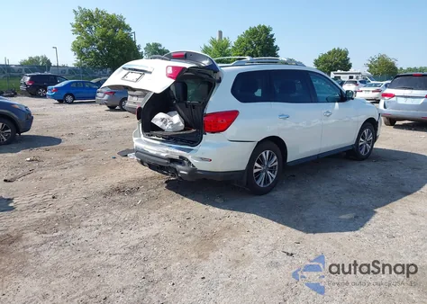 2017 Nissan Pathfinder Sl z USA, uszkodzony, nr VIN 5N1DR2MMXHC610171